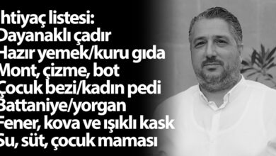 ozgur_gazete_kibris_deprem_girne_belediyesi_yardim_ihtiyac_listesi