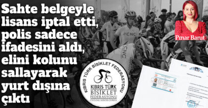 ozgur_gazete_kibris_bisiklet_federasyonu_sahte_belge_lisans_iptal_tufekci_kulubu_kemal_palaz
