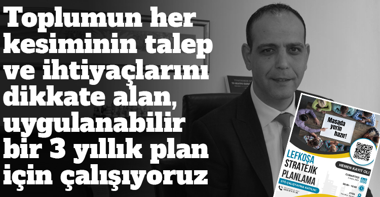 ozgur_gazete_kibris_mehmet_harmanci_3_yillik_plan_sivil_toplum